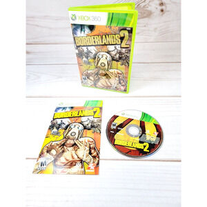 Borderlands 2 Xbox 360 (Microsoft Xbox 360, 2012) With Manual CIB